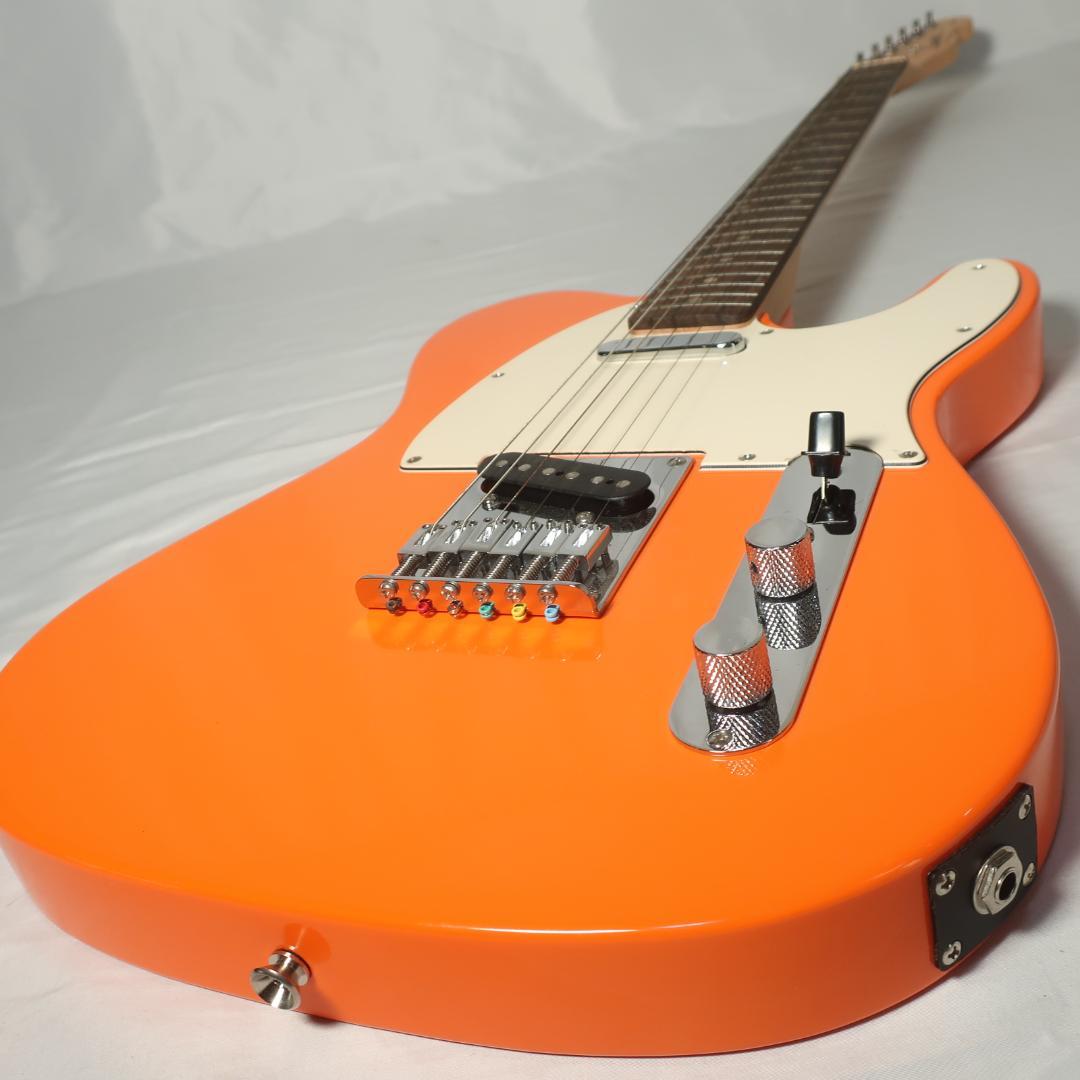 美品 Squier テレキャスター オレンジ Fenderケース付