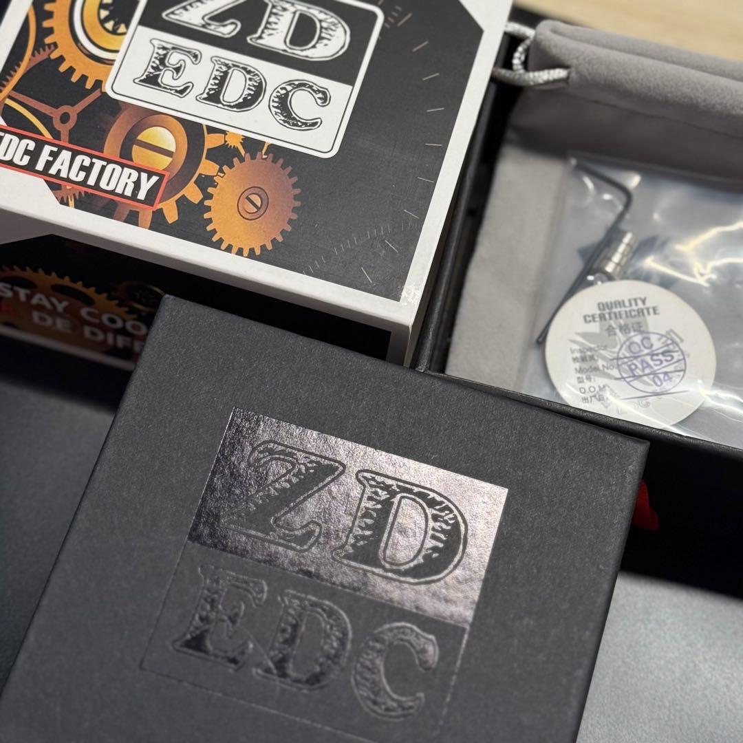 ZD EDC フィジェットトイ　無限位　音叉内蔵　fidget toys Ti製