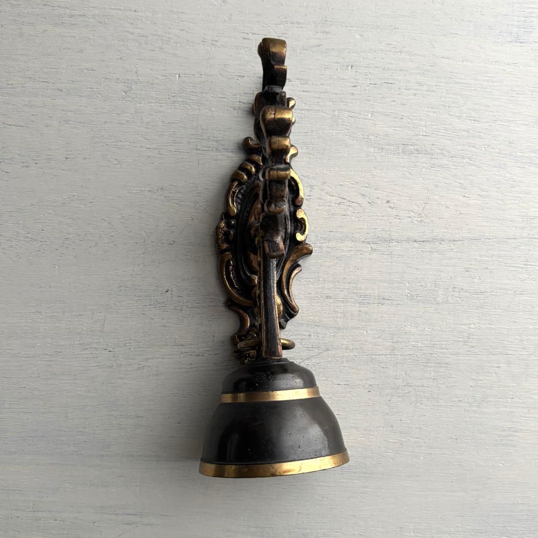【イギリス】ca.1900 アンティーク ドア ベル ロカイユ ロココ調 真鍮