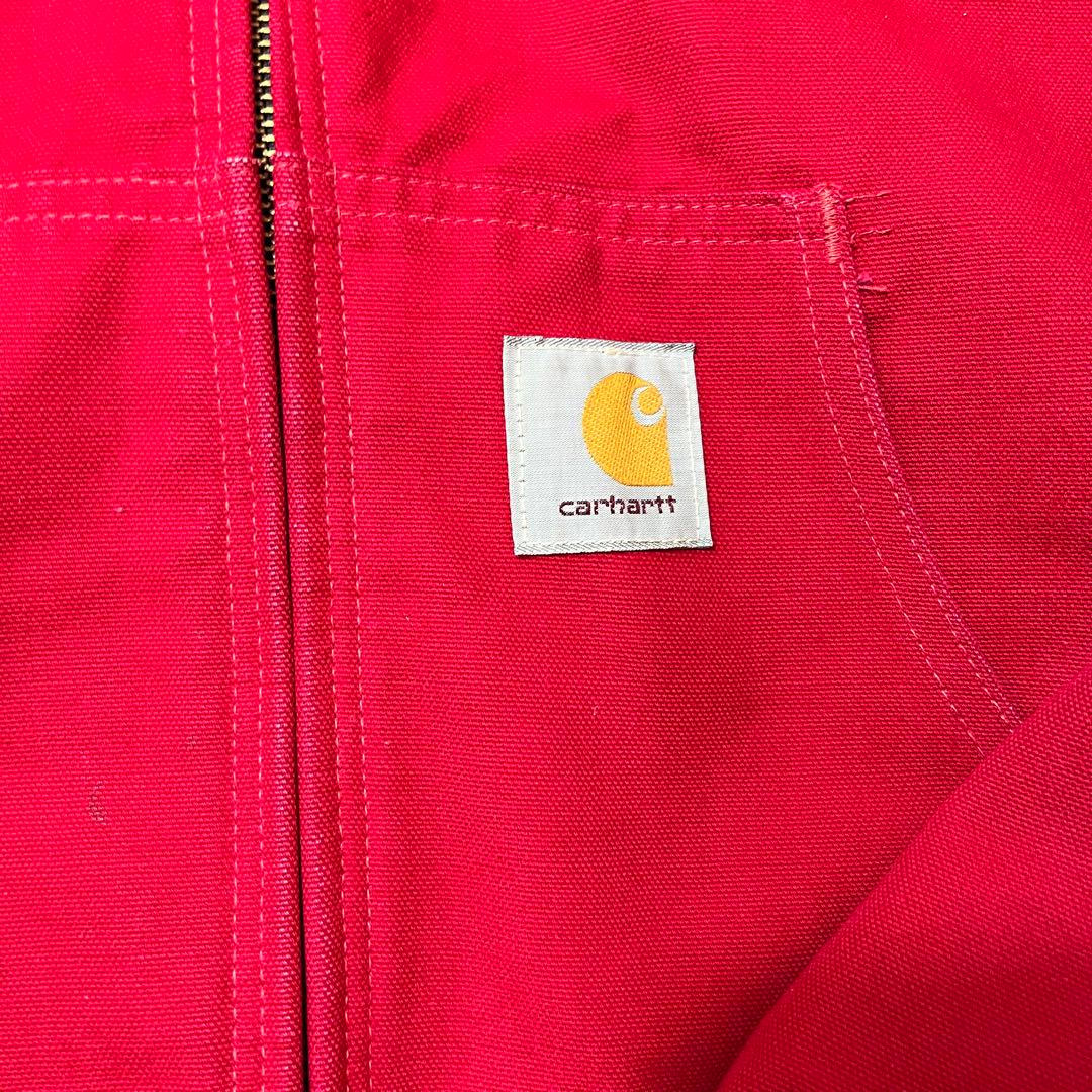 90's USA製 カーハート アクティブジャケット レッド 2XL