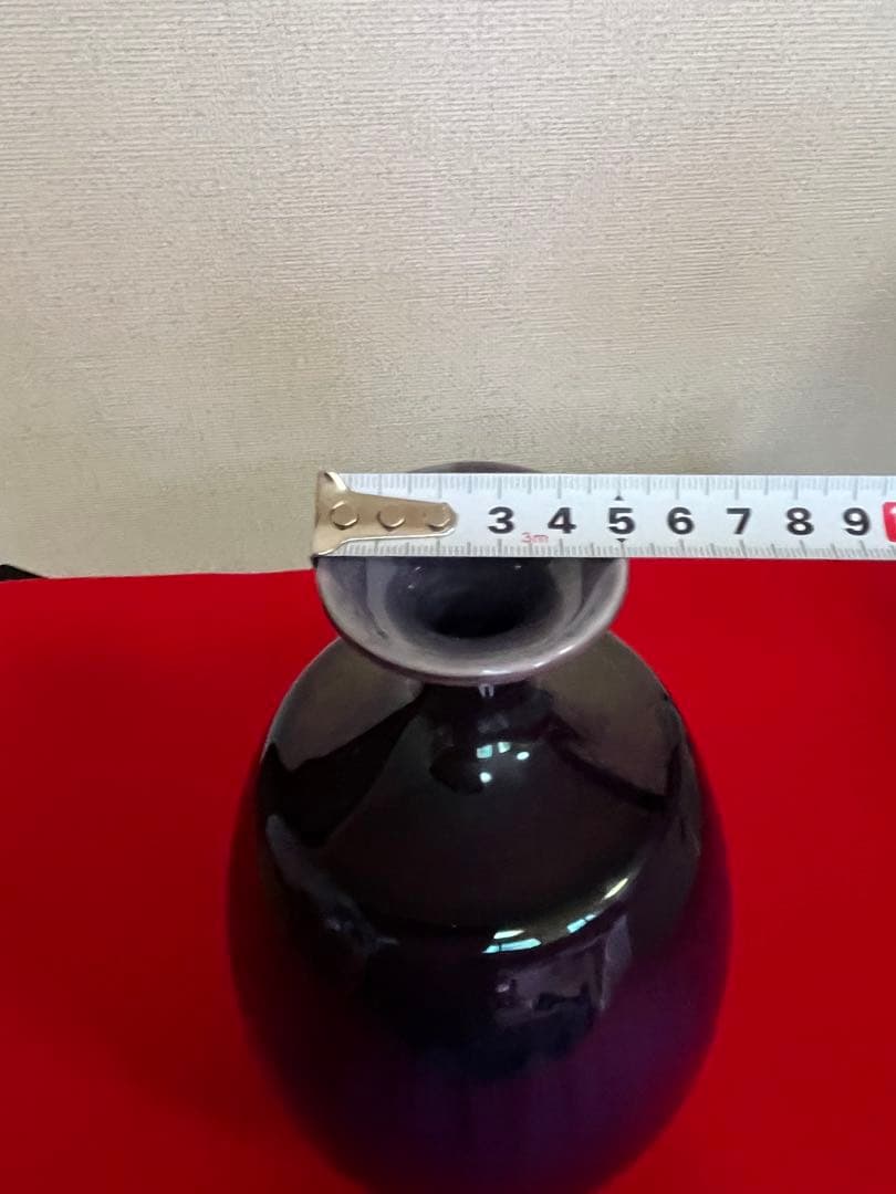 【特価】柳雨軒 三代 人間国宝 徳田八十吉（正彦銘）壺 高さ約21㎝ T258