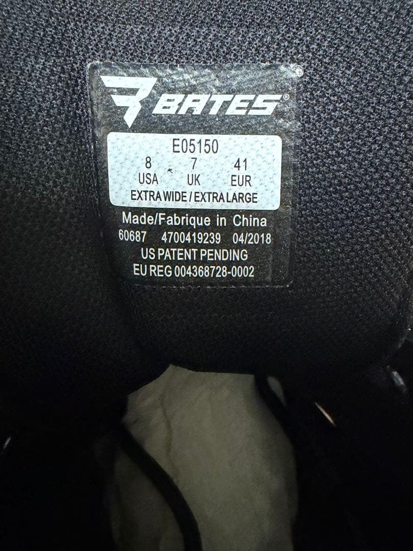 Ｂａｔｅｓ タクティカルブーツ ＥＷ８ カラーブラック２７．０ｃｍ