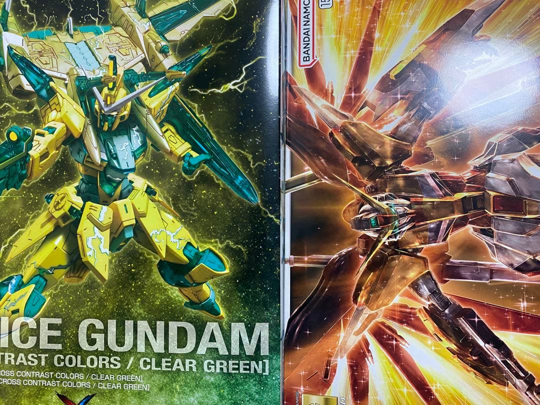 MG デスティニーガンダム ハイネ専用　ジャスティス　クロスコントラスト