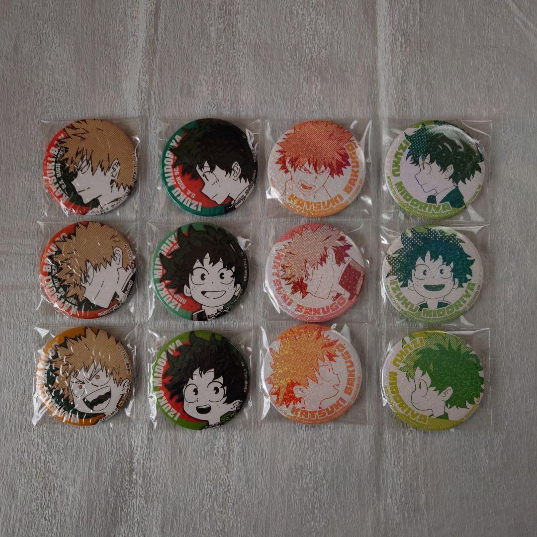 爆豪勝己 緑谷出久 僕のヒーローアカデミア 缶バッジセット 初期グッズ レア