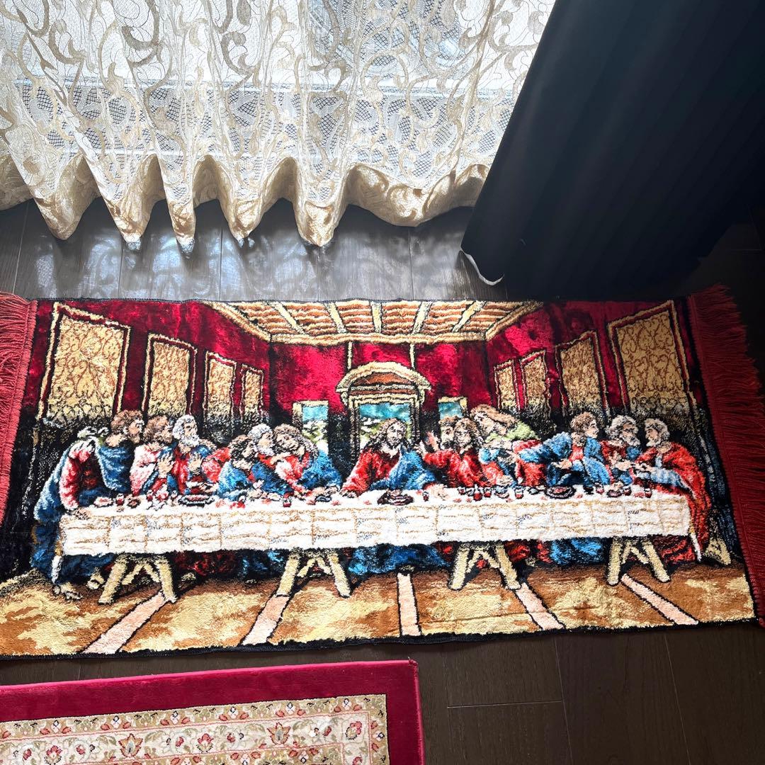 49×101 最後の晩餐 Last Supper タペストリー ラグ