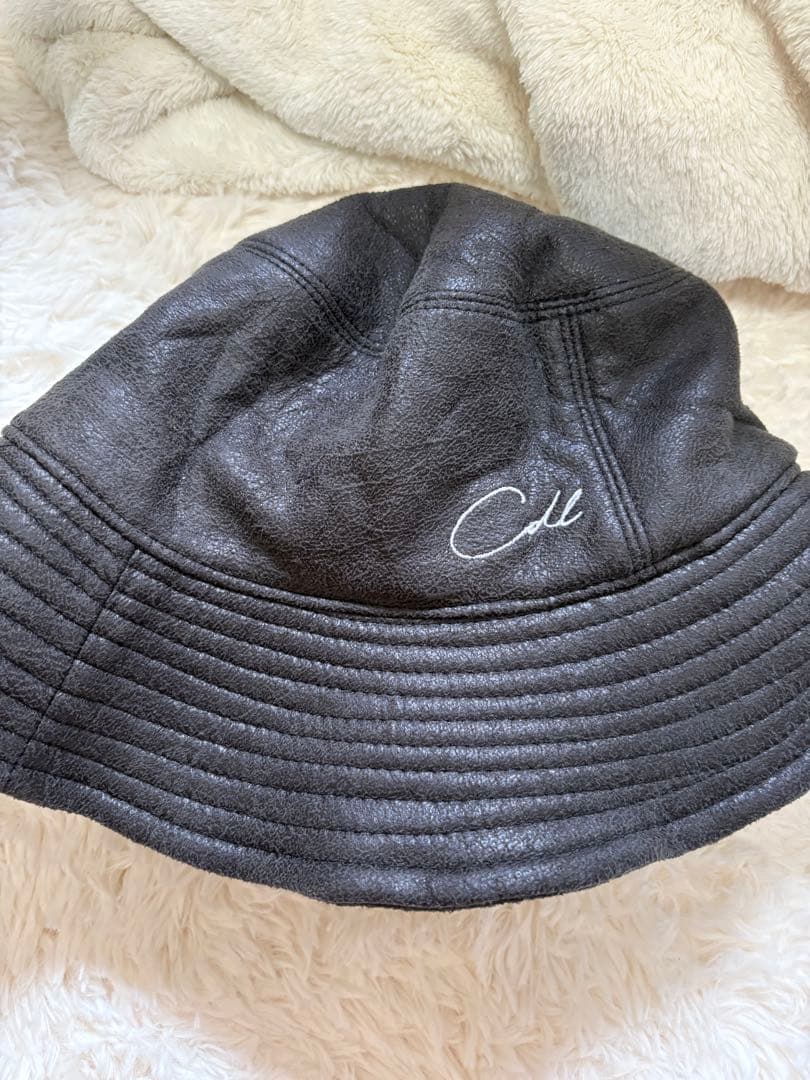 1/26,27限定価格ØMI CDL TOKYO Bucket Hat レザー