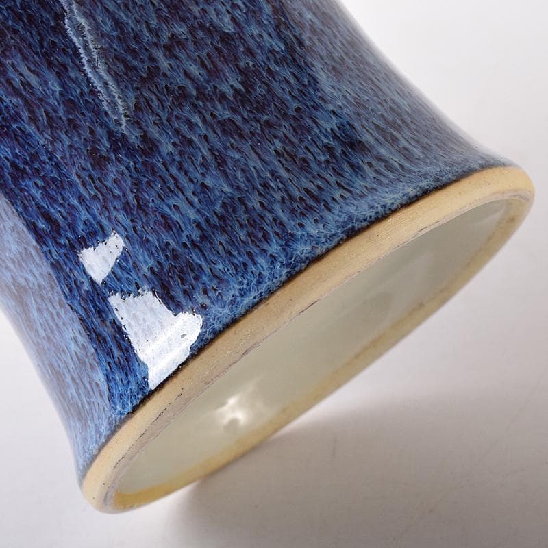 中国　大清康熙年製　海鼠釉瓶　M　R8741B