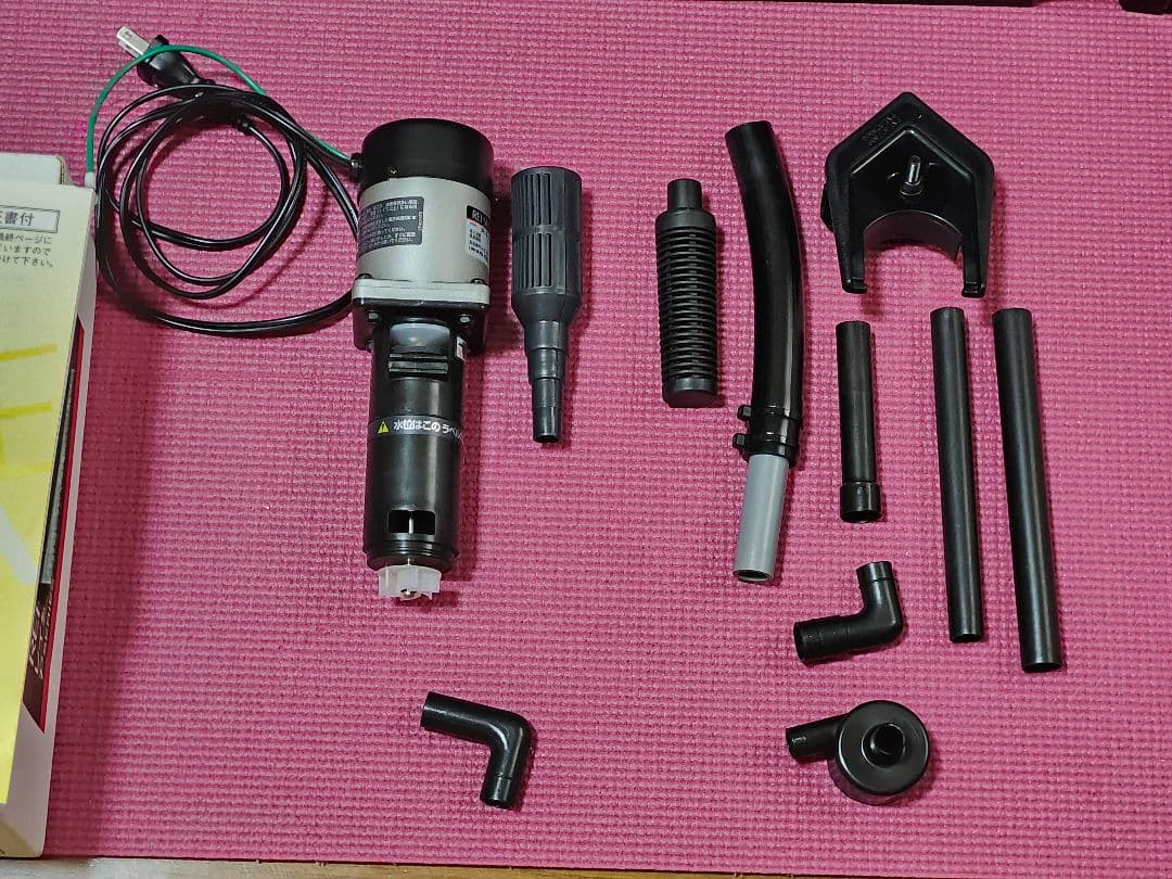 60㎝水槽用上部フィルター コーナーガード レイシーポンプP112Sフルセット