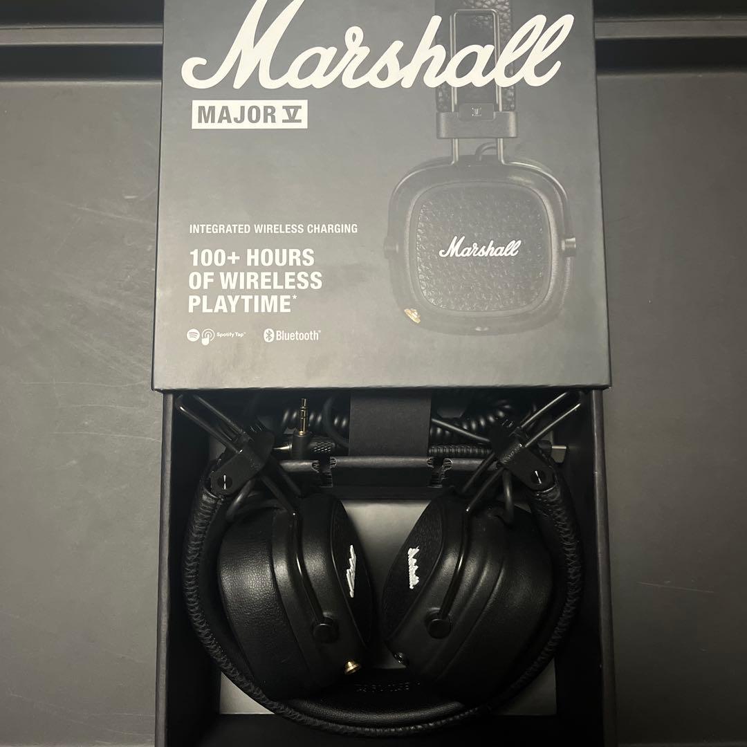 Marshall Major V ワイヤレスヘッドフォンブラック