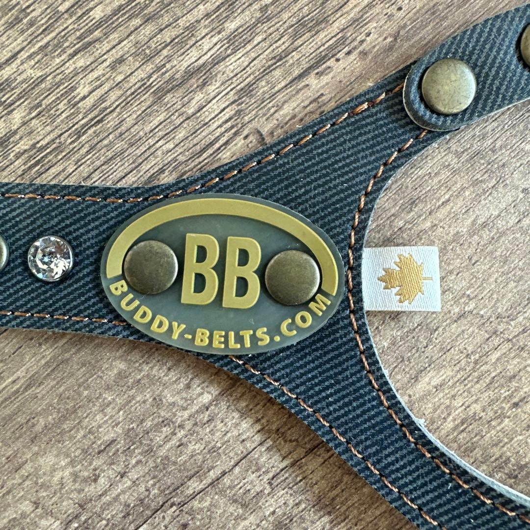 バディベルト　BB ブルージーン5号　ハーネス フルクリスタル　アクセントリード