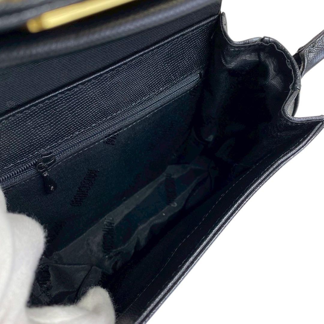 MOSCHINO モスキーノ ハンドバッグ ベルト 2点セット レザー ハート