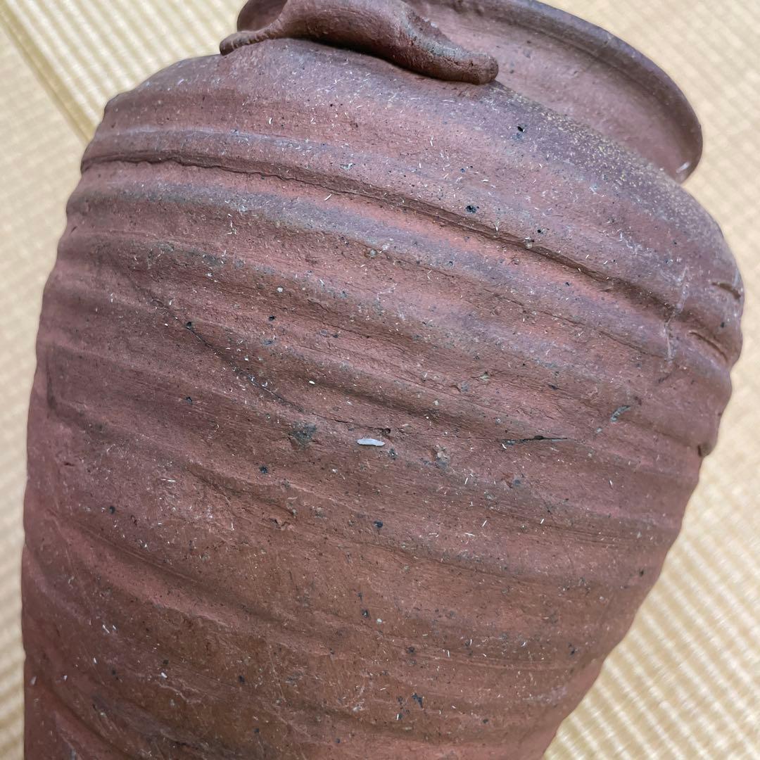 三耳古備前壺
