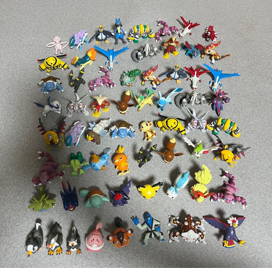 ポケモン　フィギュア　モンコレ　まとめ売り　刻印入り　当時物　63個