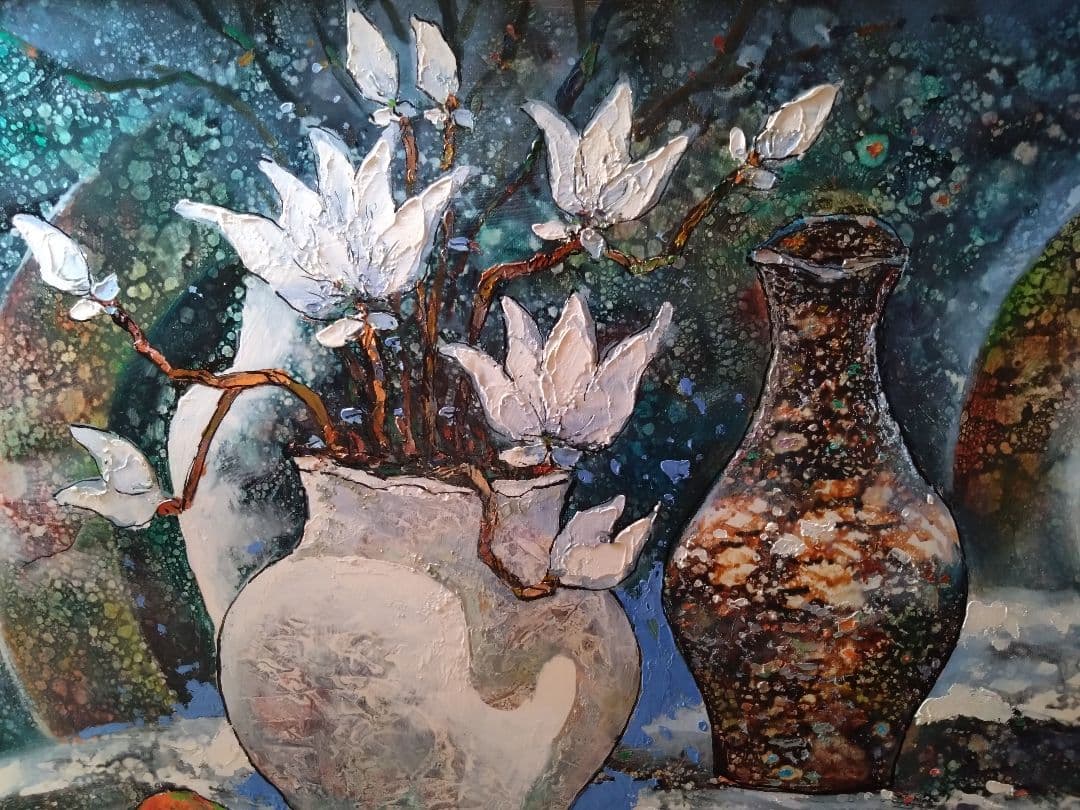 人見友紀　逃亡画家　油彩画　油絵　人見友紀