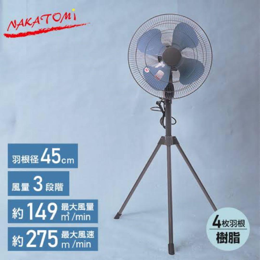 じゅじゅ様新品未使用箱不良　工場扇45cm TSE-45P ナカトミ　2台セット