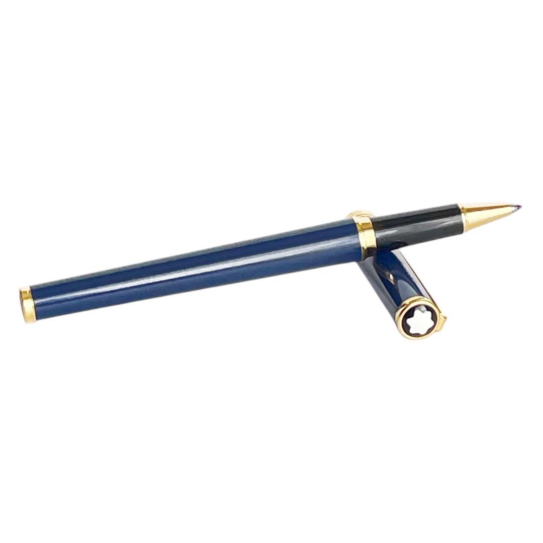 MONTBLANC ボールペン ノブレスオブリージュ ブルー系 箱付き 替え芯付