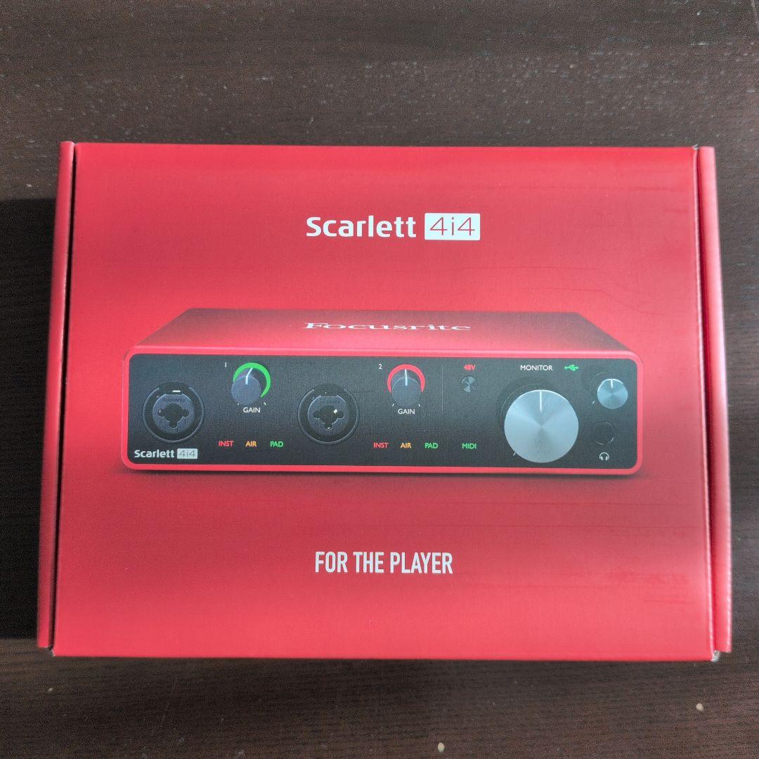 Scarlett 4i4 3rd gen オーディオインターフェイス