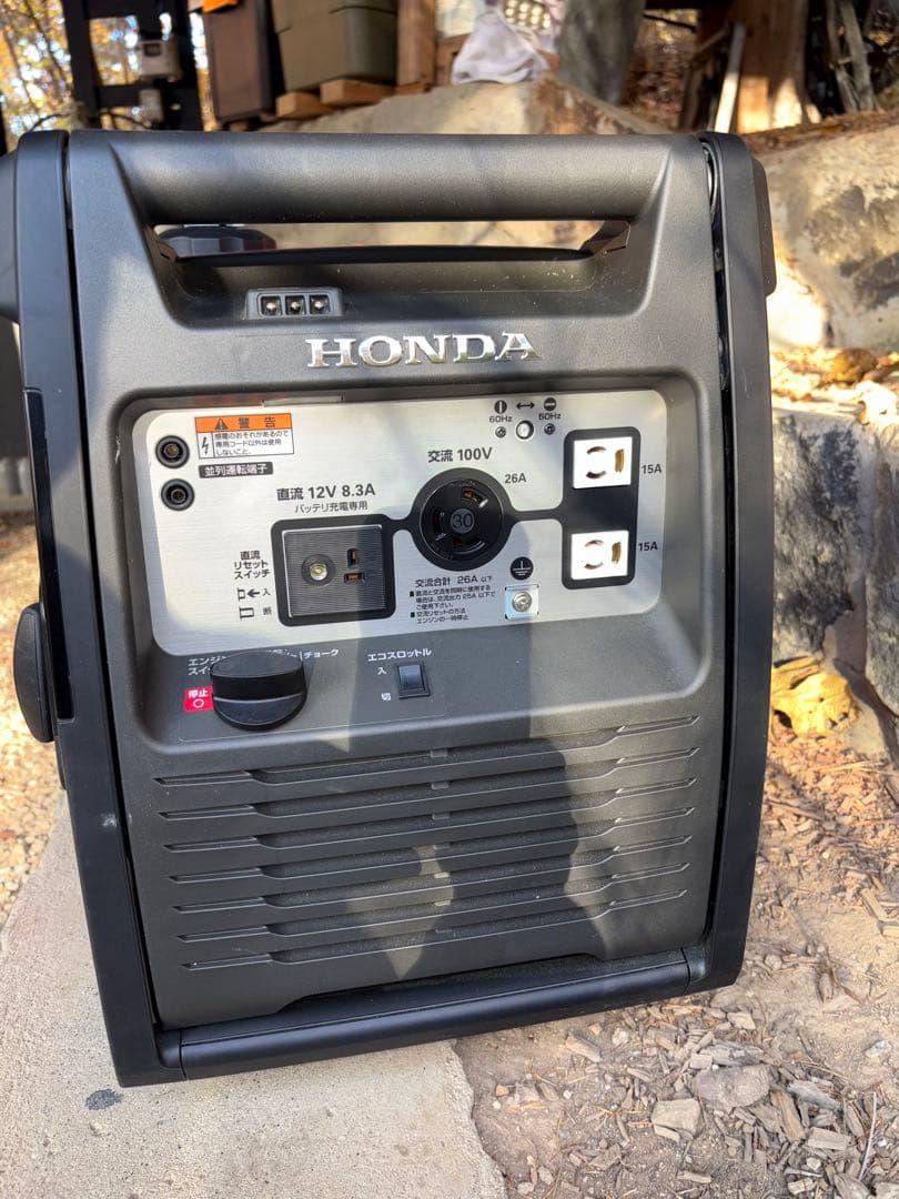 ボブ　発電機　HONDA EU26i 使用少なめ　ECOモード　取扱説明書