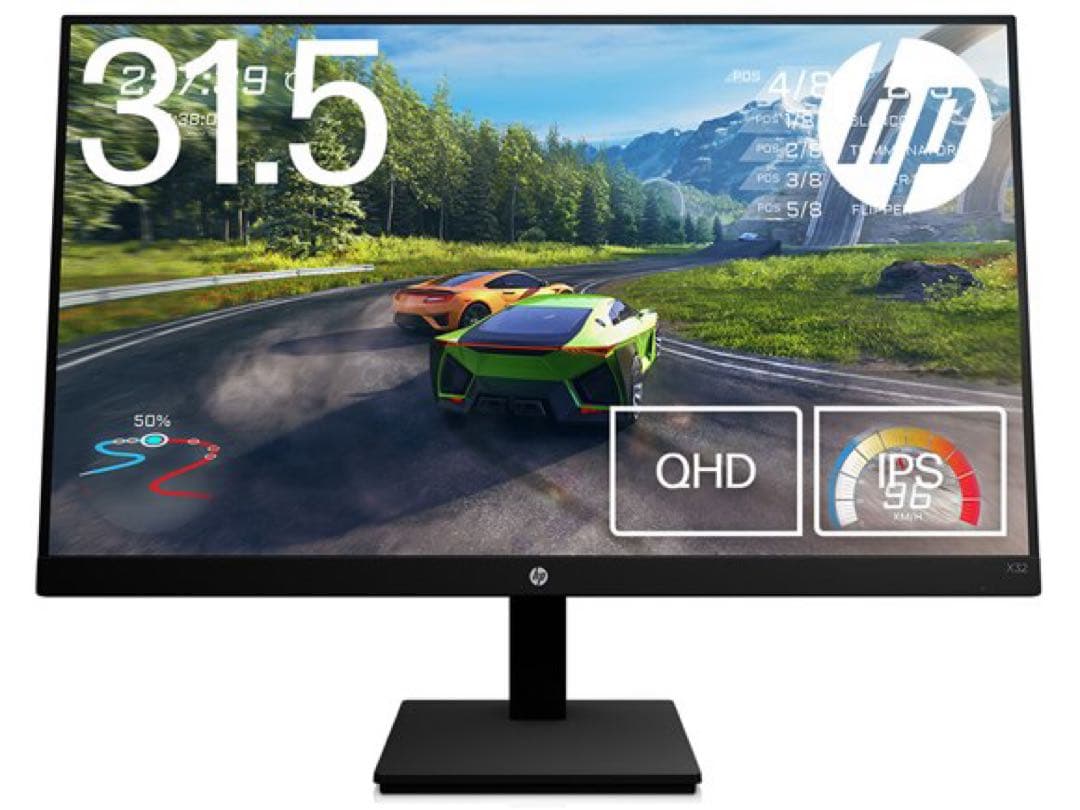 HP X32 31.5インチ QHD ゲーミングモニター