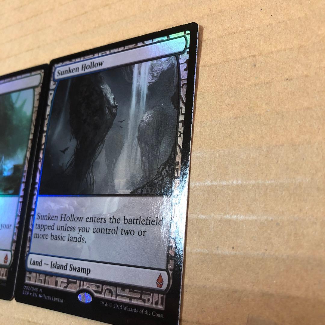 禁忌の果樹園　窪み渓谷 黄昏のぬかるみ　3枚セット　FOIL MTG