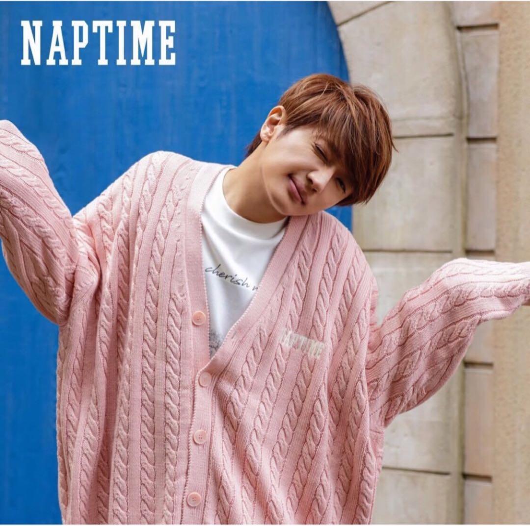 Nissy ブランド naptime ニットカーディガン-PINK
