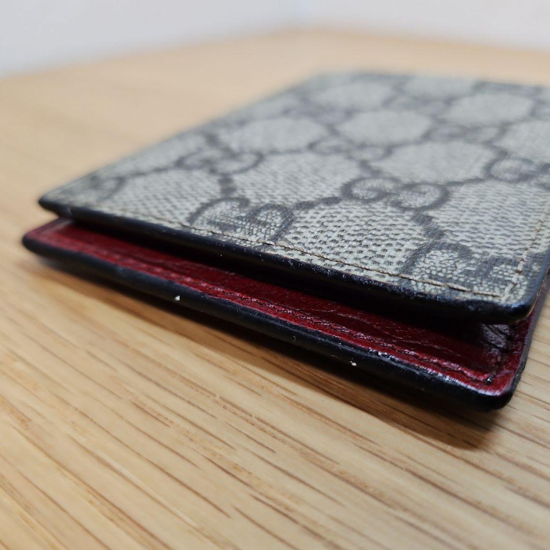 【希少】GUCCI グッチ GG スプリーム メモパッド 手帳カバー ペン付