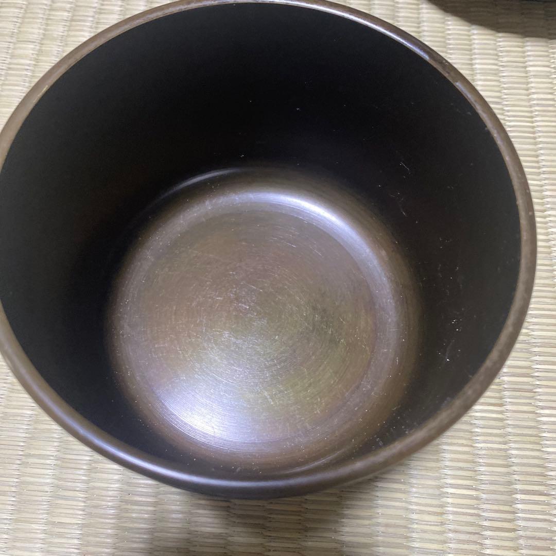 茶道具　唐銅　皆具