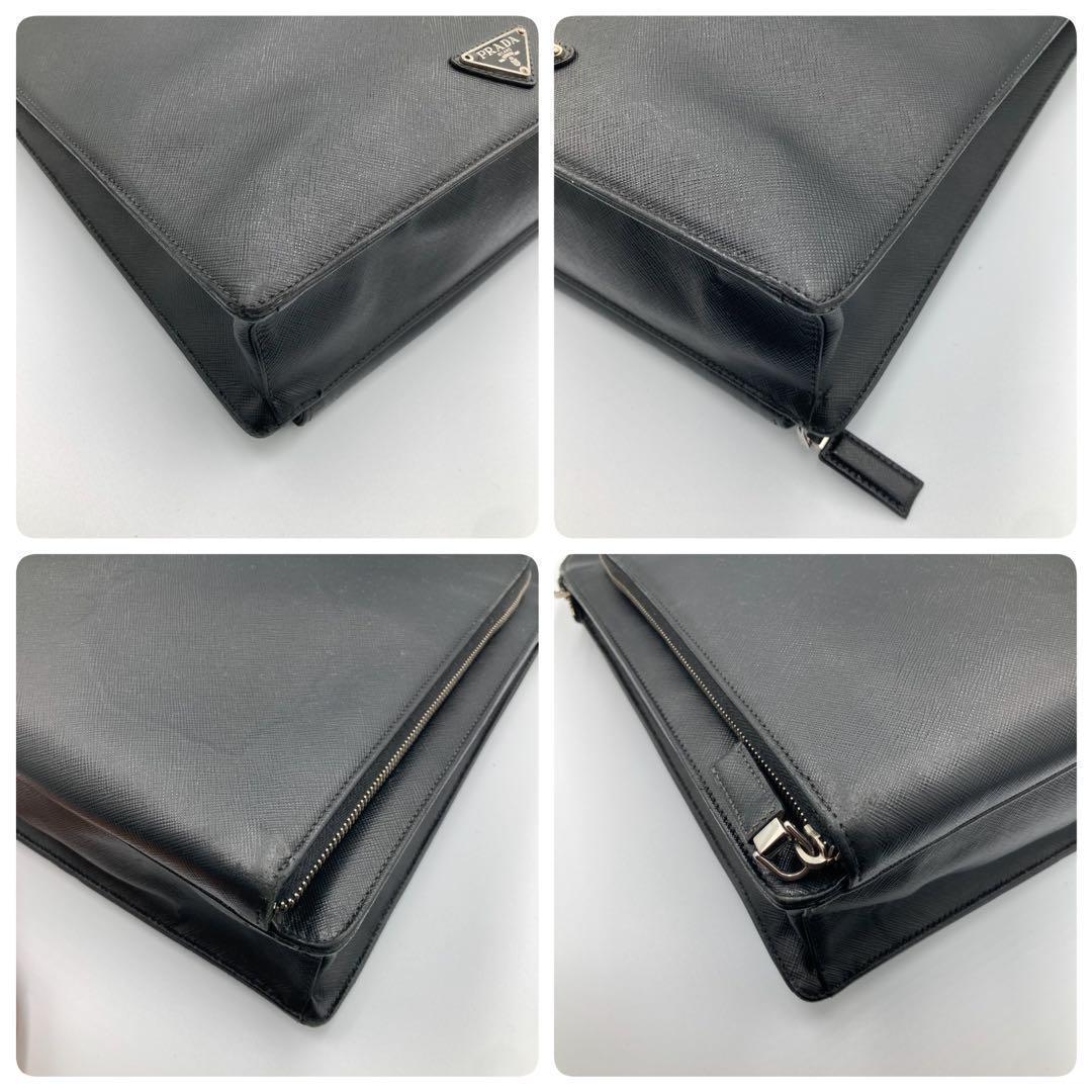 ！PRADA！　プラダ　サフィアーノ　ハンドバック　ビジネスバック
