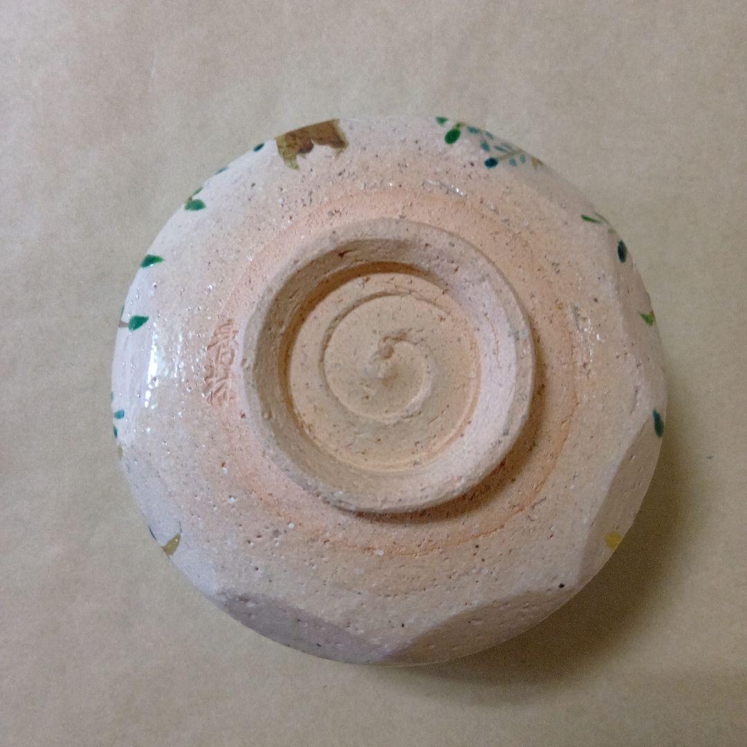 茶道具　春柳茶碗