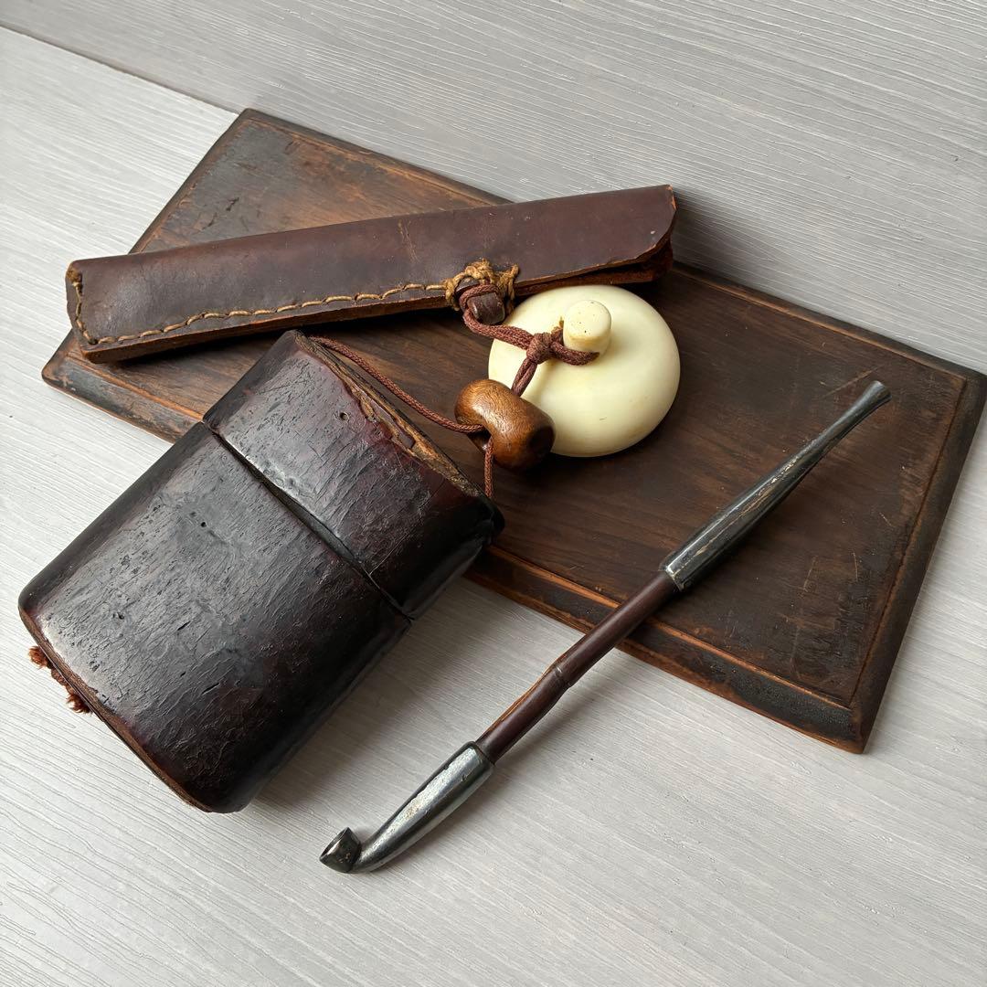 煙管　キセル　煙草入れ　喫煙具　年代物　古民具　工芸品