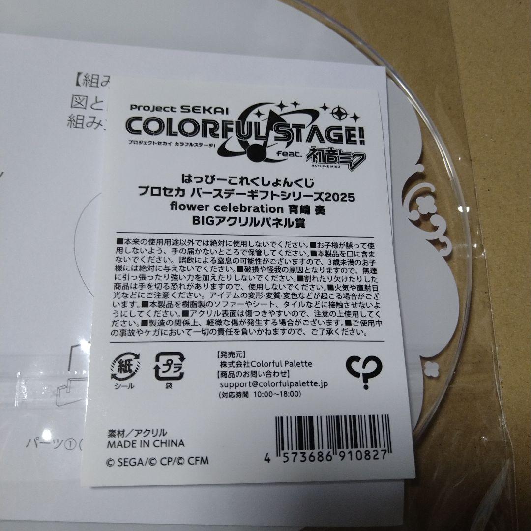 プロセカ 宵崎奏 はぴこれ BIGアクリルスタンド