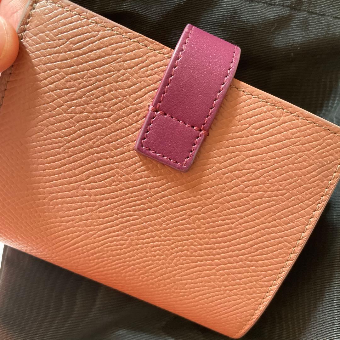 本日消去！CELINE 二つ折り財布 ピンク/パープル
