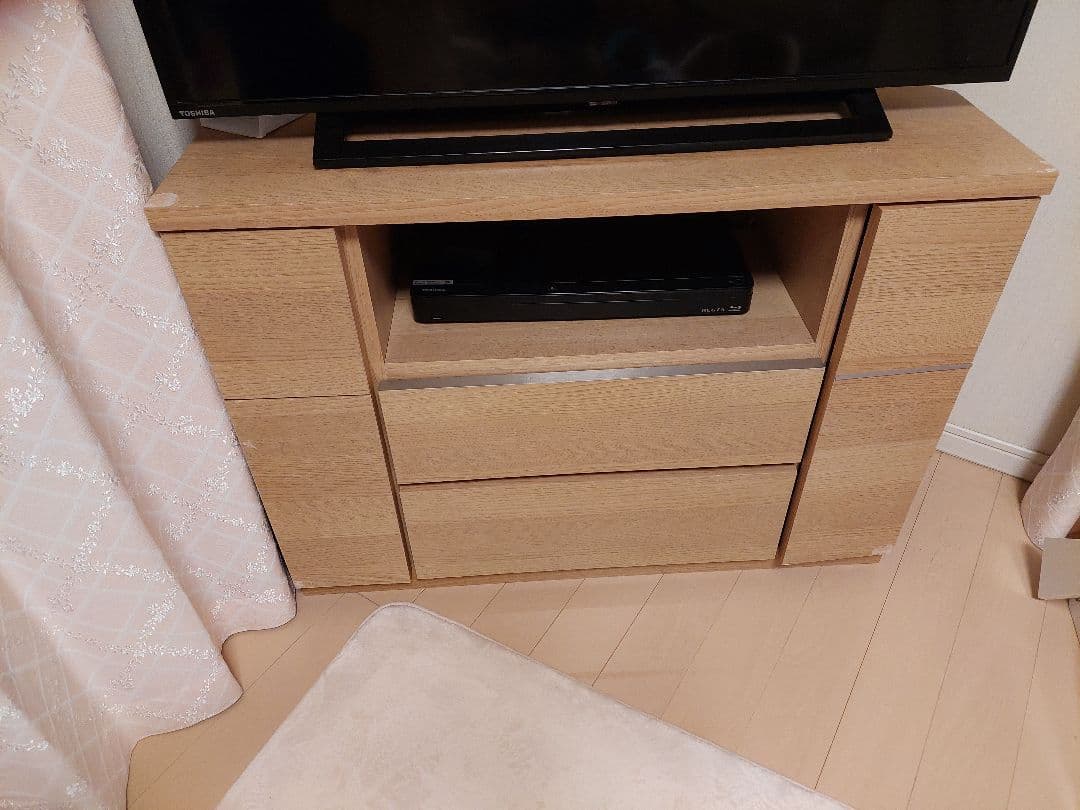 ナチュラル　木製　テレビ台　テレビボード　コーナー　90cm