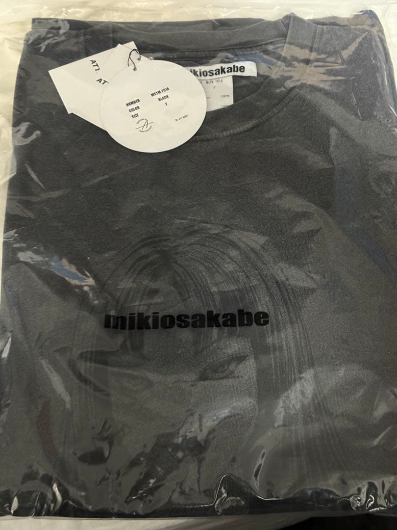 ミキオサカベ 伊藤潤二 富江 ウォッシュド プリント Tシャツ