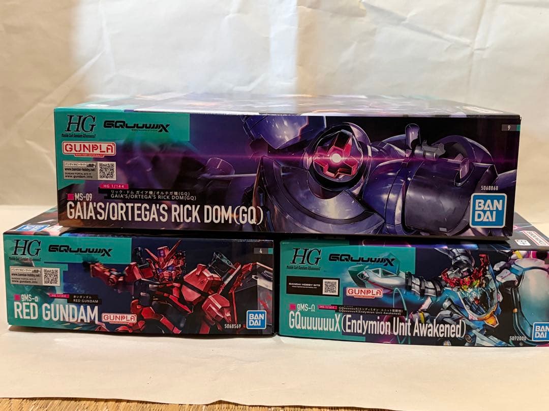 機動戦士ガンダム ジークアクス HG3種類セット 内袋未開封未組立