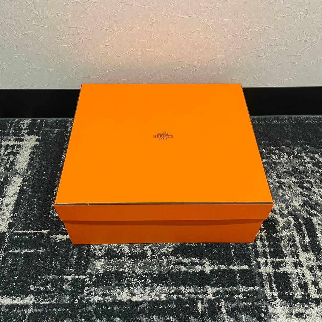 ㊲HERMES　エルメス　バーキン30・ケリー28用　オレンジ　空箱　長方形