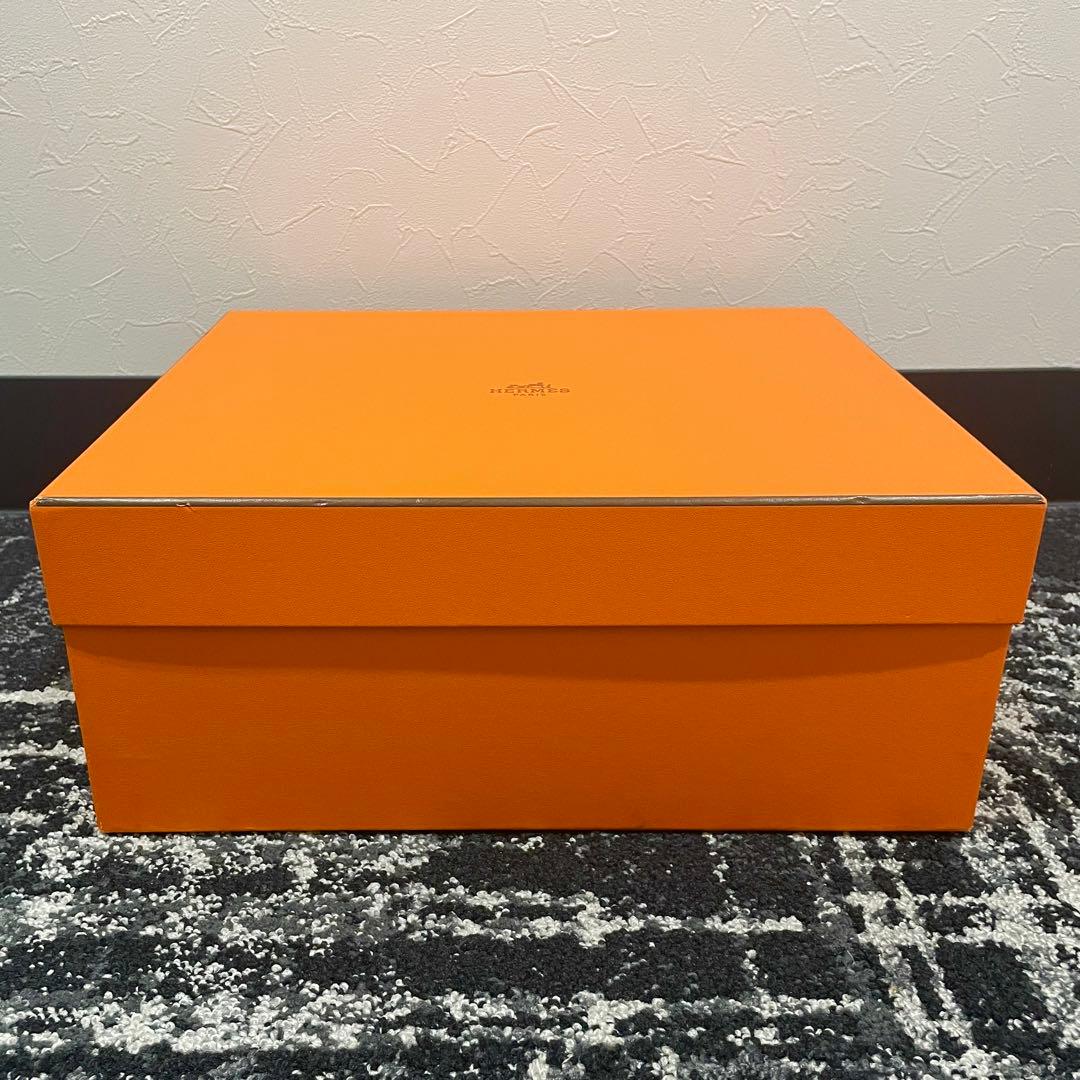 ㊲HERMES　エルメス　バーキン30・ケリー28用　オレンジ　空箱　長方形