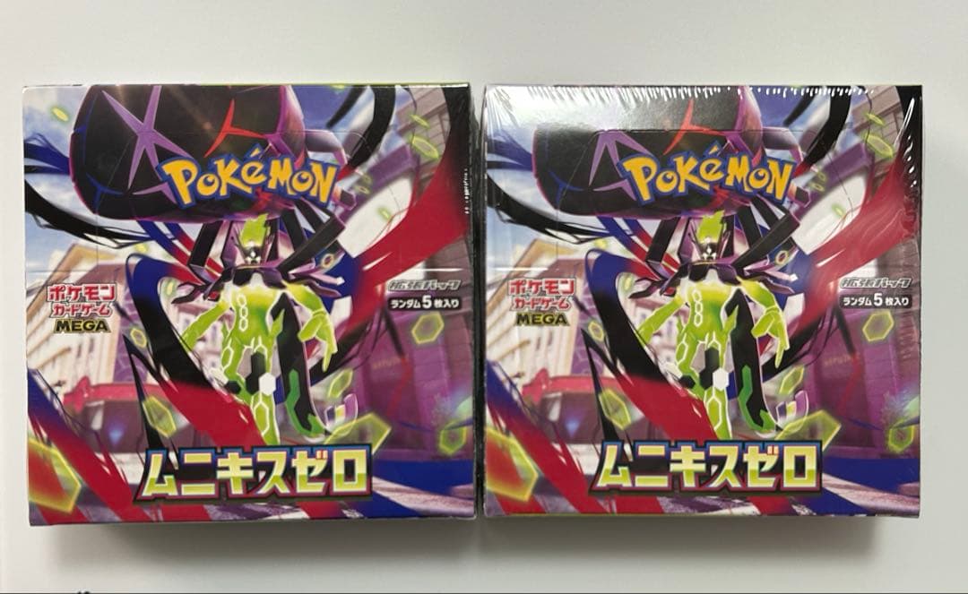 ポケカ　ポケモンカード　ムニキスゼロ　2BOXシュリンク付き