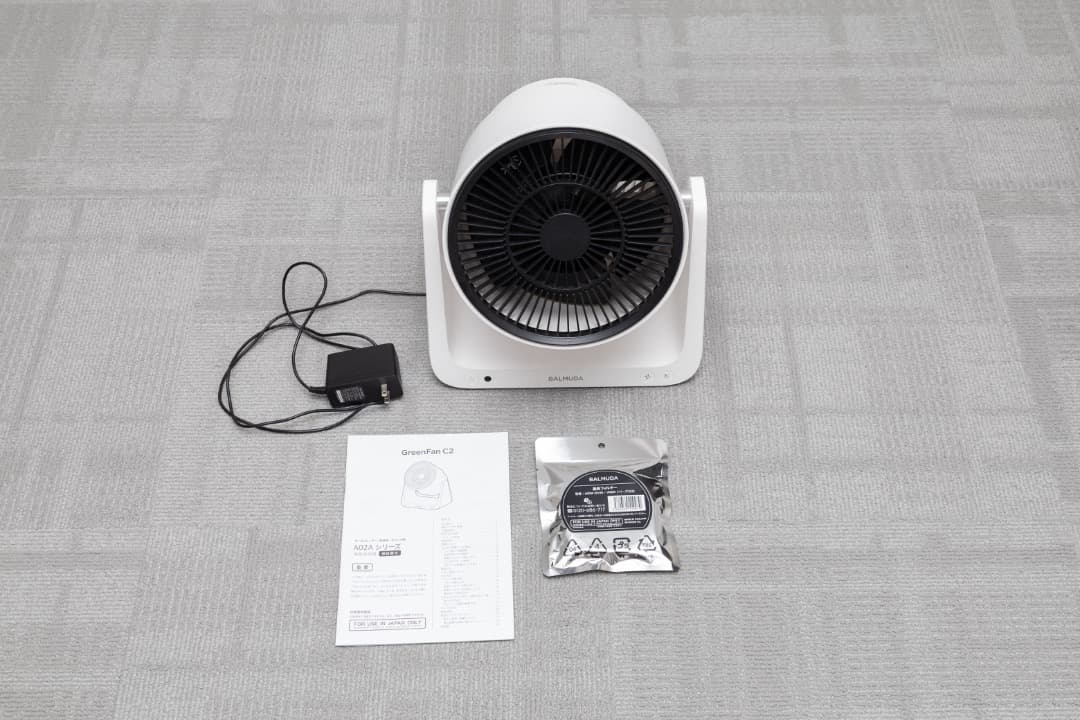 【美品・完動品】BALMUDA GreenFan C2 未使用フィルター付