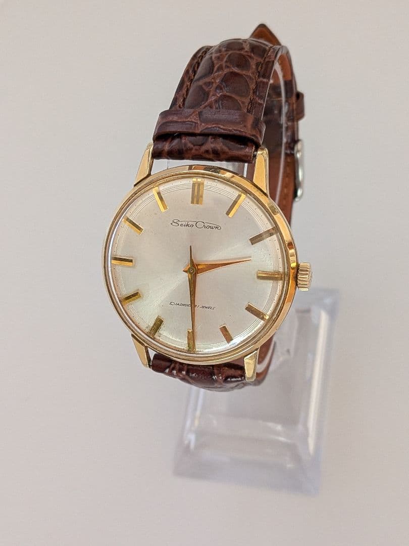 セイコー　クラウン　２１石 手巻き　稼働　SEIKO　メンズ