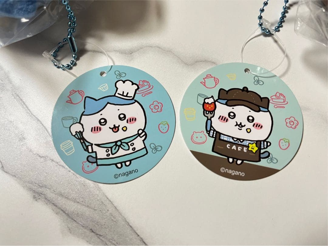 ちいかわ ハチワレ カフェの店員さん カフェのコックさん マスコット セット