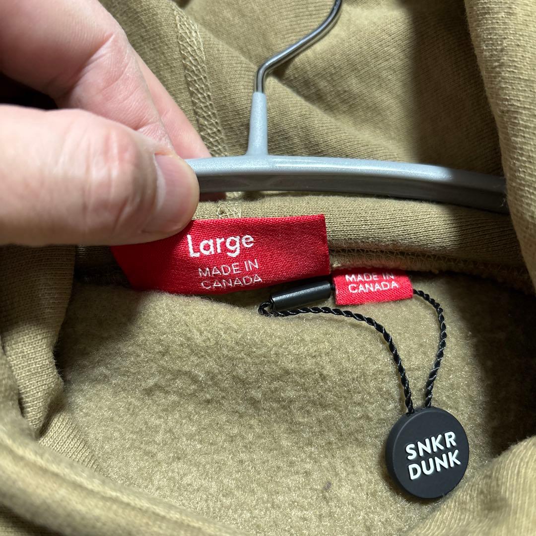 シュプリーム ボックス ロゴ フーディー \"ダーク サンド\" (23FW)