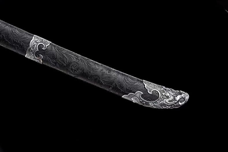 [武聖の苗刀] 繍春刀 牛尾刀 苗刀 手鍛造打 鋼刀 冷兵器 古兵器 両手刀