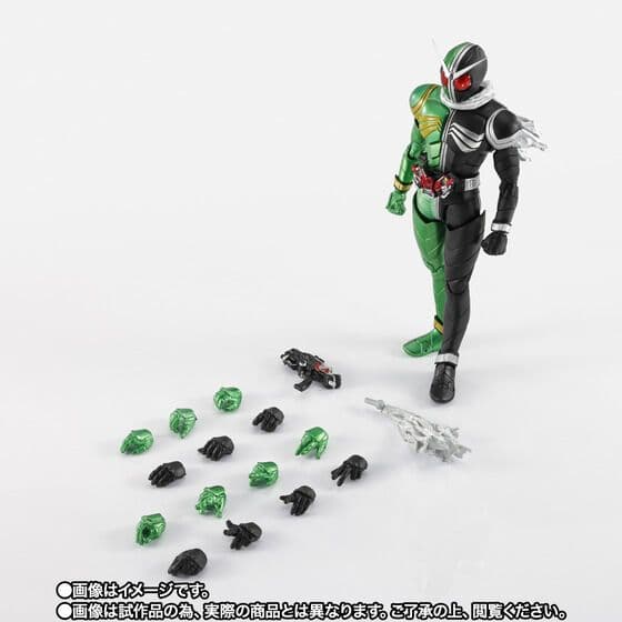 S.H.Figuarts （真骨彫製法）仮面ライダーW サイクロンスカル×1