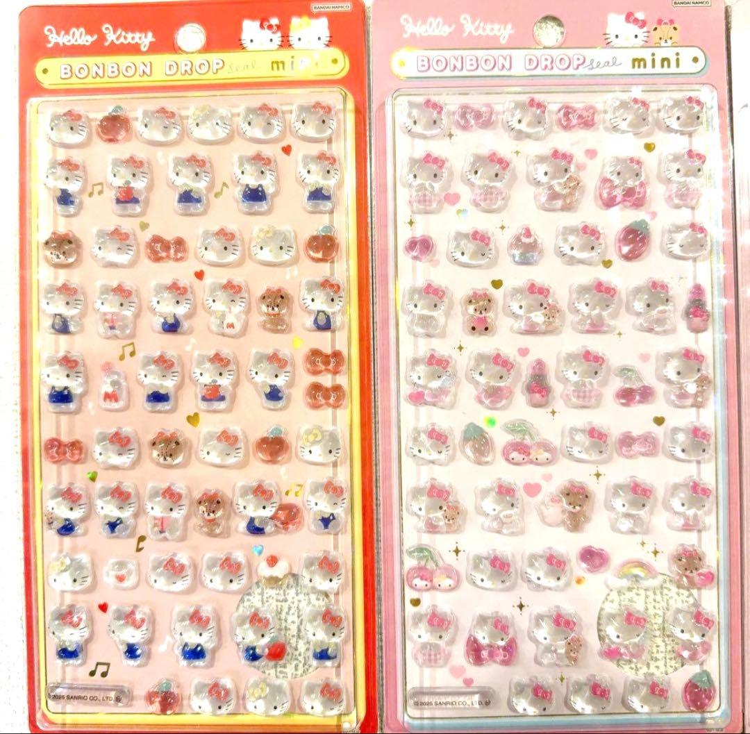 国内正規品✿ サンリオ　ボンボンドロップシール ミニ　7種