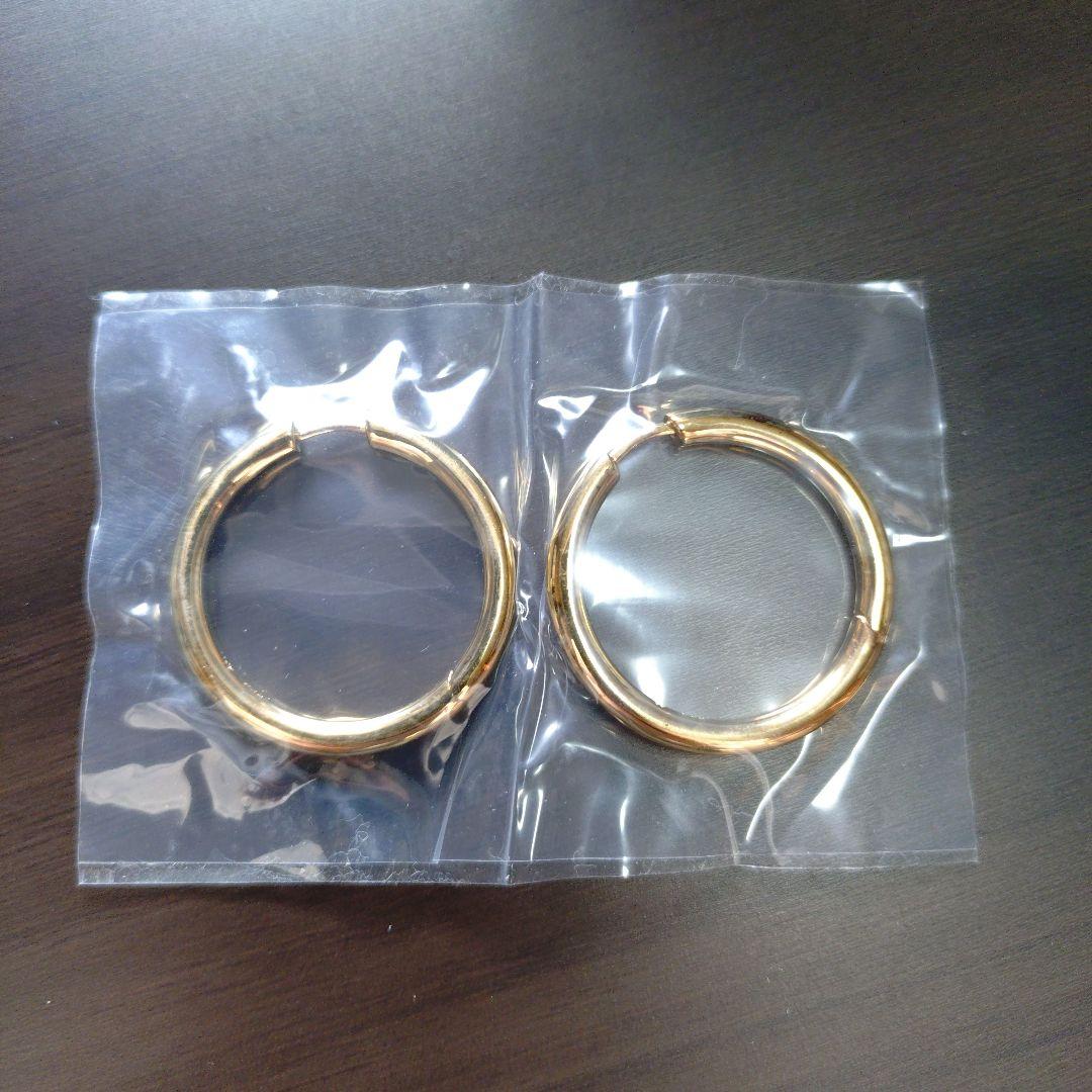 【新品未使用】トムウッド Classic Hoop Large Gold