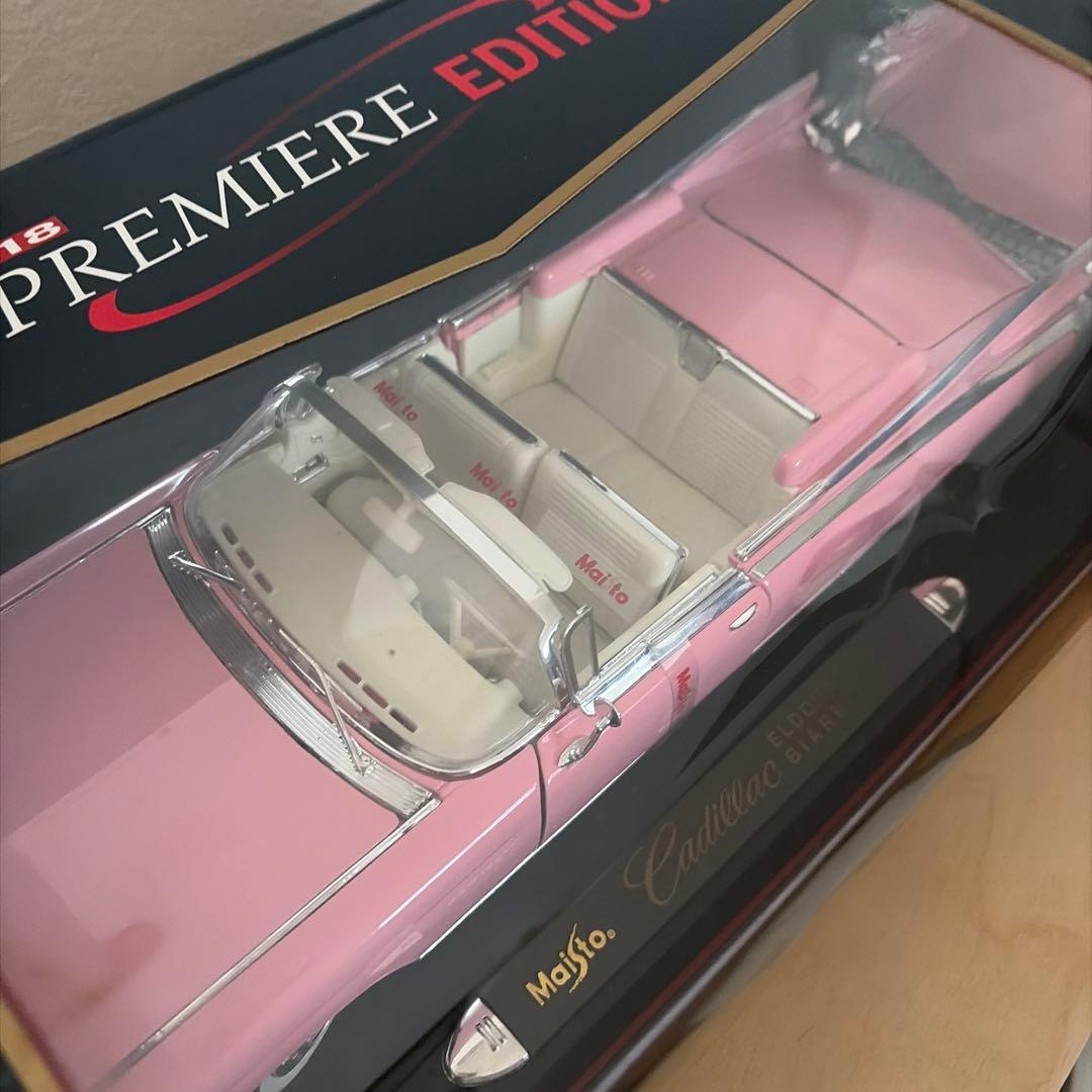 Maisto マイスト 1/18 キャデラック 1959 ピンク 2台セット