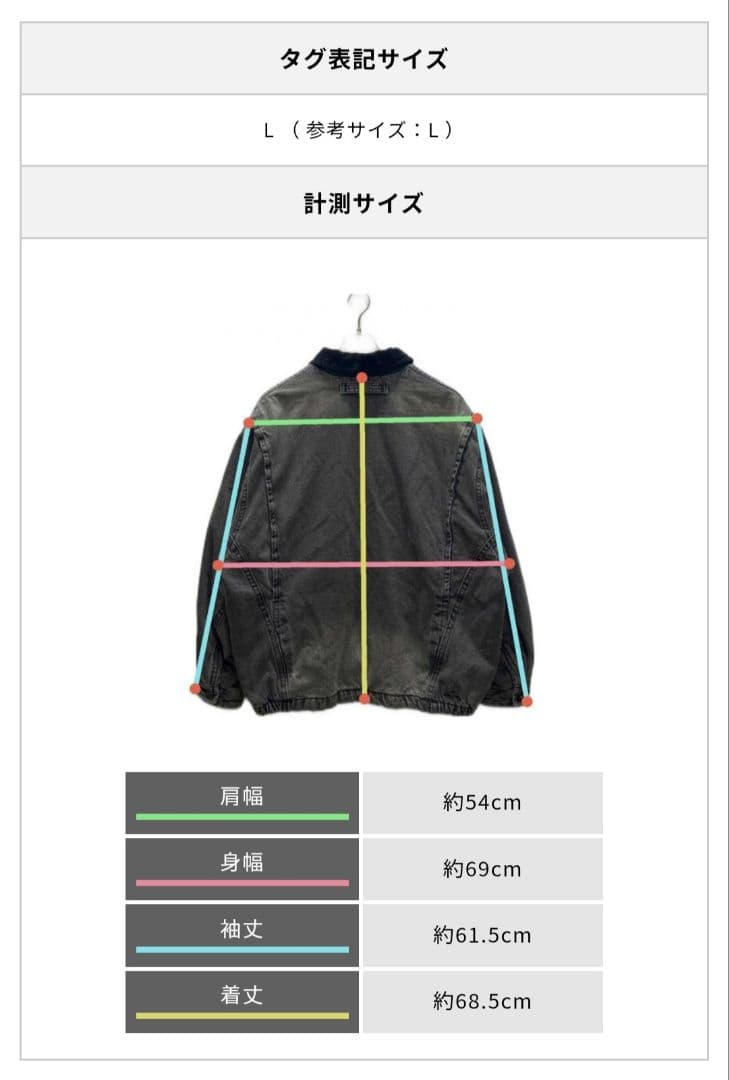 NAUTICA Denim Blouson グレー L