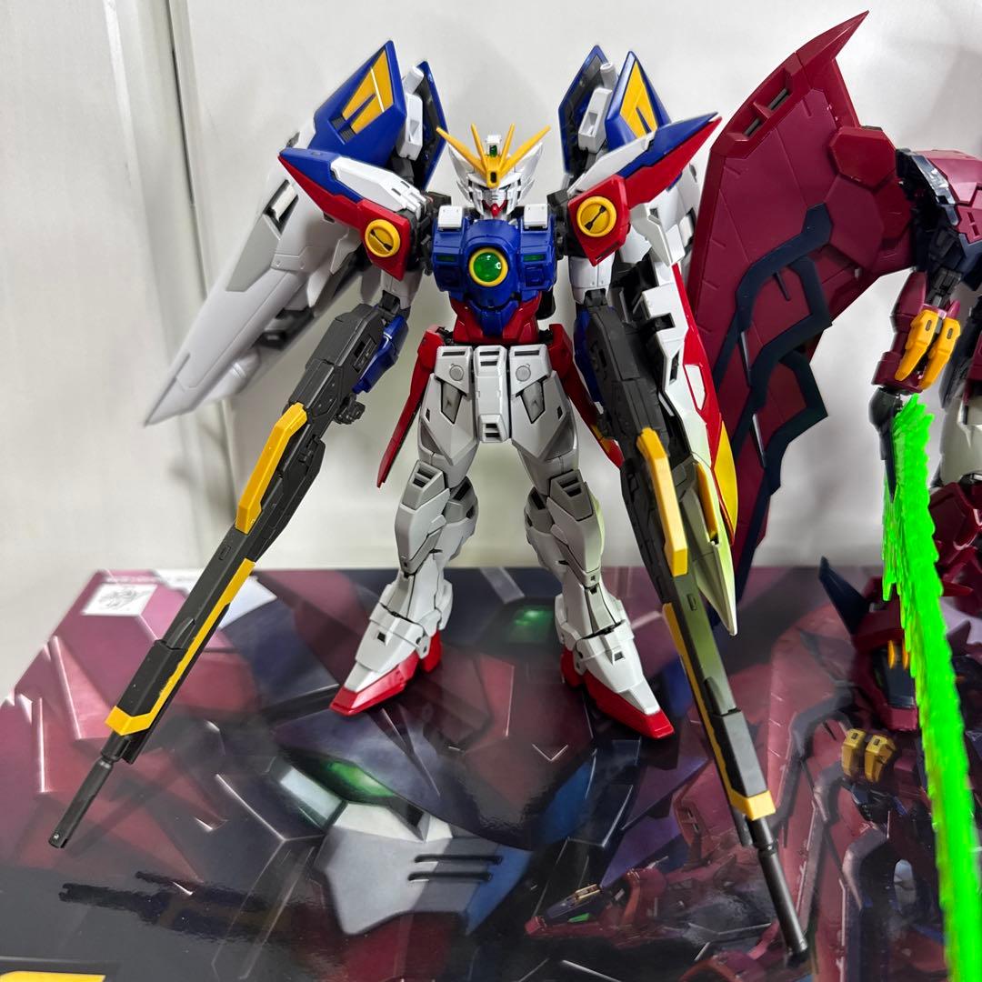 RGウイングガンダムゼロ＆RGガンダムエピオン完成品
