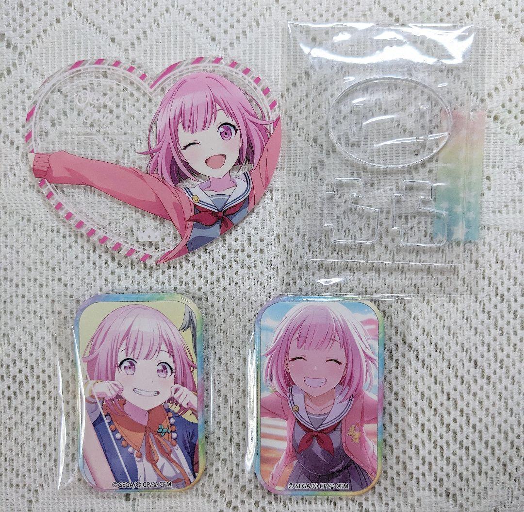 鳳えむ　ぴくりあ　スクエア缶バッジ